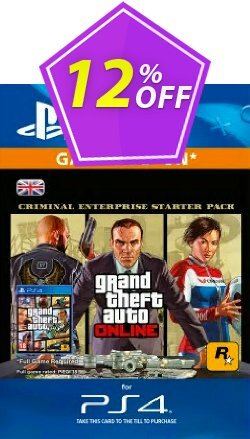 12% OFF Grand Theft Auto Online - GTA V - Criminal Enterprise Starter Pack PS4 Discount