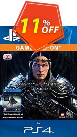 11% OFF Middle-earth Shadow of Mordor Season Pass PS4 Discount