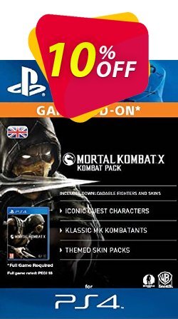 10% OFF Mortal Kombat X Kombat Pack PS4 Discount