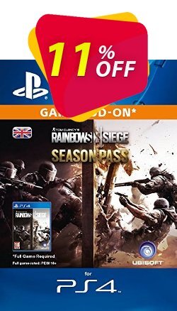 11% OFF Rainbow Six Siege Season Pass PS4 Discount