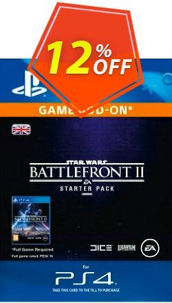 Star Wars Battlefront 2 Starter Pack PS4 Coupon discount Star Wars Battlefront 2 Starter Pack PS4 Deal - Star Wars Battlefront 2 Starter Pack PS4 Exclusive Easter Sale offer 