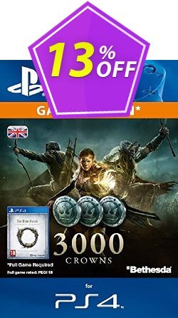 The Elder Scrolls Online - 3000 Crowns PS4 Coupon discount The Elder Scrolls Online - 3000 Crowns PS4 Deal - The Elder Scrolls Online - 3000 Crowns PS4 Exclusive Easter Sale offer 