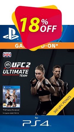18% OFF UFC 2 - 500 Points PS4 Discount
