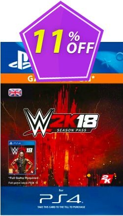 11% OFF WWE 2K18 Season Pass PS4 Discount