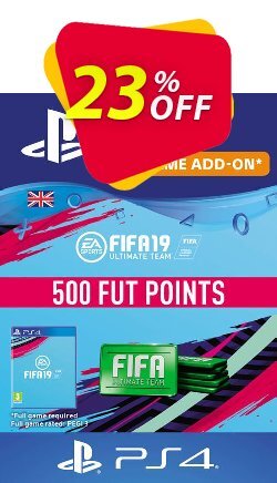 500 FIFA 19 Points PS4 PSN Code - UK account Coupon discount 500 FIFA 19 Points PS4 PSN Code - UK account Deal - 500 FIFA 19 Points PS4 PSN Code - UK account Exclusive Easter Sale offer 