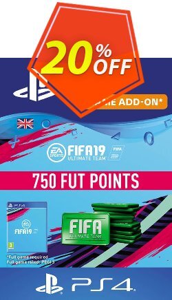 750 FIFA 19 Points PS4 PSN Code - UK account Deal