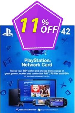 11% OFF Playstation Network Card - £42 - PS Vita/PS3/PS4  Discount