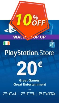 10% OFF PlayStation Network - PSN Card - 20 EUR - Ireland  Discount