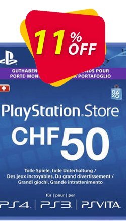 PlayStation Network (PSN) Card - 50 CHF (Switzerland) Deal