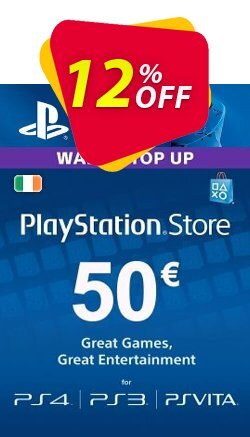 PlayStation Network - PSN Card - 50 EUR - Ireland  Coupon discount PlayStation Network (PSN) Card - 50 EUR (Ireland) Deal - PlayStation Network (PSN) Card - 50 EUR (Ireland) Exclusive Easter Sale offer 