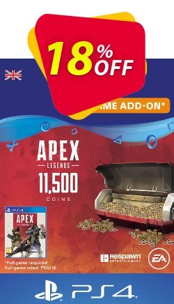 18% OFF Apex Legends 11500 Coins PS4 - UK  Discount