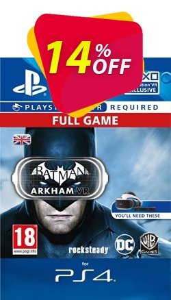Batman Arkham VR PS4 Coupon discount Batman Arkham VR PS4 Deal - Batman Arkham VR PS4 Exclusive Easter Sale offer