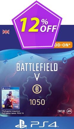 12% OFF Battlefield V 5 - Battlefield Currency 1050 PS4 - UK  Discount