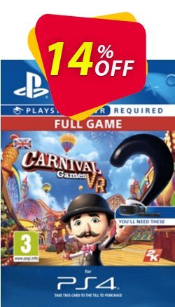 14% OFF Carnival Games VR PS4 Discount