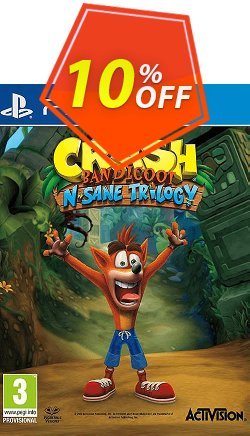 10% OFF Crash Bandicoot N. Sane Trilogy PS4 Discount
