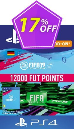 17% OFF Fifa 19 - 12000 FUT Points PS4 - Germany  Discount