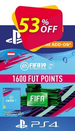 Fifa 19 - 1600 FUT Points PS4 (Austria) Deal