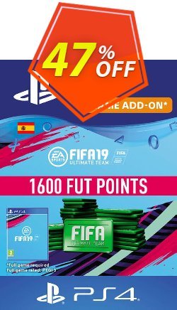 Fifa 19 - 1600 FUT Points PS4 - Spain  Coupon discount Fifa 19 - 1600 FUT Points PS4 (Spain) Deal - Fifa 19 - 1600 FUT Points PS4 (Spain) Exclusive Easter Sale offer 