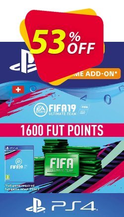 Fifa 19 - 1600 FUT Points PS4 - Switzerland  Coupon discount Fifa 19 - 1600 FUT Points PS4 (Switzerland) Deal - Fifa 19 - 1600 FUT Points PS4 (Switzerland) Exclusive Easter Sale offer 