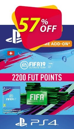 57% OFF Fifa 19 - 2200 FUT Points PS4 - Switzerland  Discount