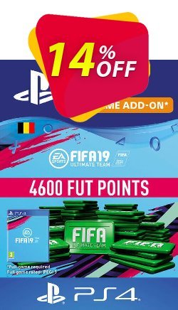 14% OFF Fifa 19 - 4600 FUT Points PS4 - Belgium  Discount