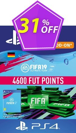 31% OFF Fifa 19 - 4600 FUT Points PS4 - Germany  Discount