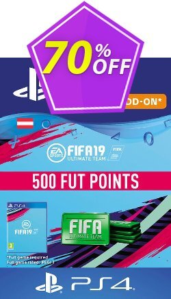 70% OFF Fifa 19 - 500 FUT Points PS4 - Austria  Discount