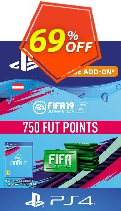 69% OFF Fifa 19 - 750 FUT Points PS4 - Austria  Discount