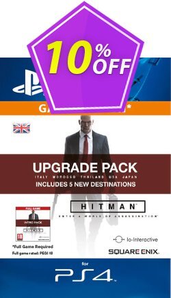 10% OFF Hitman - Upgrade Pack PS4 - Digital Code Discount