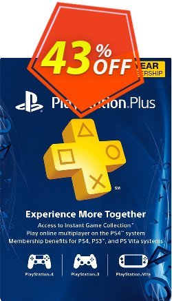 1-Year PlayStation Plus Membership - PS+ - PS3/PS4/PS Vita - Canada  Coupon discount 1-Year PlayStation Plus Membership (PS+) - PS3/PS4/PS Vita (Canada) Deal - 1-Year PlayStation Plus Membership (PS+) - PS3/PS4/PS Vita (Canada) Exclusive Easter Sale offer 