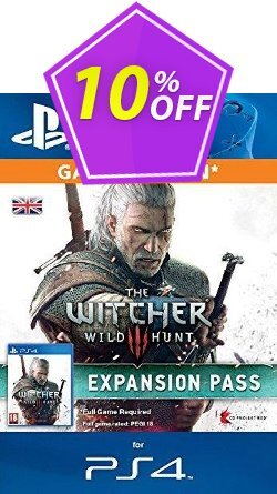 10% OFF The Witcher 3: Wild Hunt Expansion Pass PS4 - Digital Code Discount