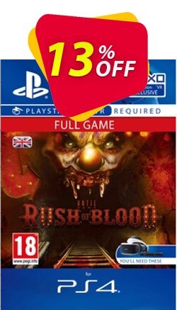 13% OFF Until Dawn Rush of Blood VR PS4 Discount