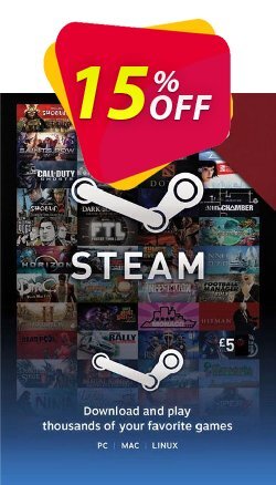 Steam Wallet Top-up 5 EUR Coupon discount Steam Wallet Top-up 5 EUR Deal - Steam Wallet Top-up 5 EUR Exclusive Easter Sale offer 