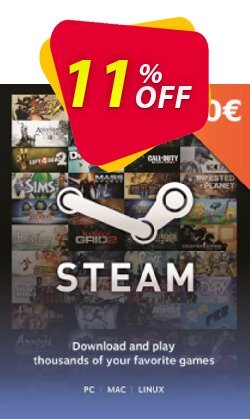 Steam Wallet Top-Up 50 EUR Deal