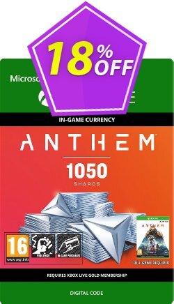 Anthem 1050 Shards Pack Xbox One Coupon discount Anthem 1050 Shards Pack Xbox One Deal - Anthem 1050 Shards Pack Xbox One Exclusive Easter Sale offer