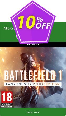 Battlefield 1 Early Enlister Deluxe Edition Xbox One Coupon discount Battlefield 1 Early Enlister Deluxe Edition Xbox One Deal - Battlefield 1 Early Enlister Deluxe Edition Xbox One Exclusive Easter Sale offer for iVoicesoft