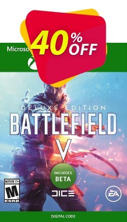 Battlefield V 5 Deluxe Edition Xbox One + BETA Coupon discount Battlefield V 5 Deluxe Edition Xbox One + BETA Deal - Battlefield V 5 Deluxe Edition Xbox One + BETA Exclusive Easter Sale offer 