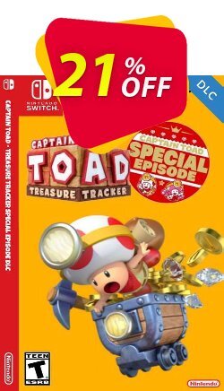 21% OFF Captain Toad Treasure Tracker - Special Episode Switch DLC Discount