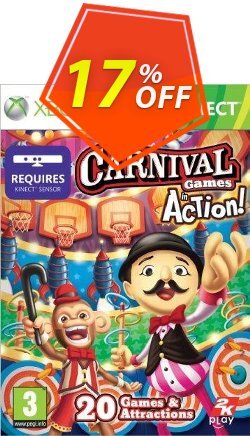 17% OFF Carnival Games: In Action Xbox 360 - Digital Code Discount