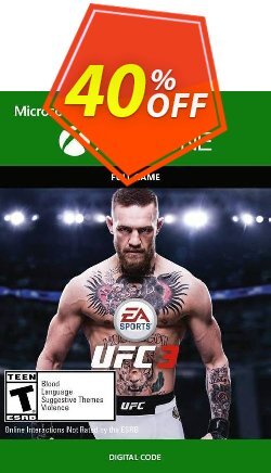 40% OFF EA Sports UFC 3 Xbox One - UK  Discount