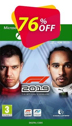 76% OFF F1 2019 Xbox One - US Discount