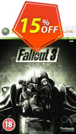 Fallout 3 Xbox 360 - Digital Code Coupon discount Fallout 3 Xbox 360 - Digital Code Deal - Fallout 3 Xbox 360 - Digital Code Exclusive Easter Sale offer 