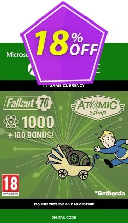 Fallout 76 - 1100 Atoms Xbox One Coupon discount Fallout 76 - 1100 Atoms Xbox One Deal - Fallout 76 - 1100 Atoms Xbox One Exclusive Easter Sale offer 