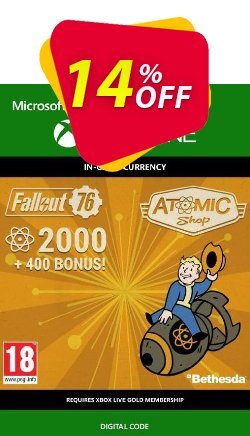 Fallout 76 - 2400 Atoms Xbox One Coupon discount Fallout 76 - 2400 Atoms Xbox One Deal - Fallout 76 - 2400 Atoms Xbox One Exclusive Easter Sale offer 