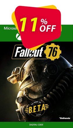 11% OFF Fallout 76 Inc. BETA Xbox One Discount