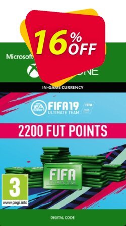 16% OFF Fifa 19 - 2200 FUT Points - Xbox One  Discount