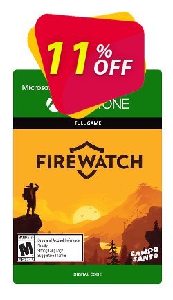 11% OFF Firewatch Xbox One Discount