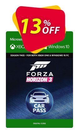 13% OFF Forza Horizon 3 Car Pass Xbox One/PC Discount