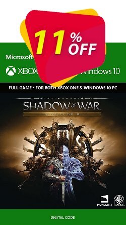 11% OFF Middle-Earth: Shadow of War Gold Edition Xbox One / PC Discount