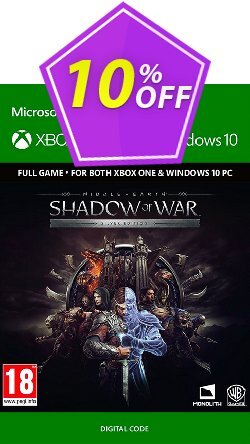 10% OFF Middle-Earth: Shadow of War Silver Edition Xbox One / PC Discount